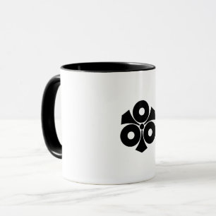 Three snake eyes with swords coffee mug
