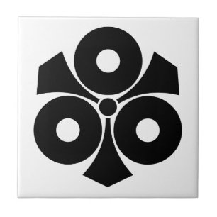 Three snake eyes with swords tile