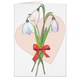 three snowdrops