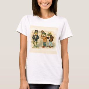 "Three Sociable Frogs" T-Shirt