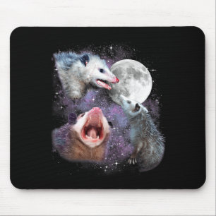 Three Ssums Moon 3 Osums Dead Moon Weird Cursed Me Mouse Pad