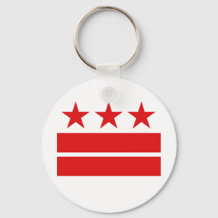 Three Stars 2 Bars Key Ring
