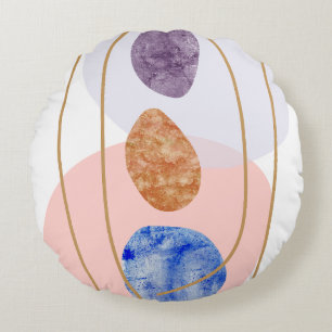 Three Stones Throw Pillow
