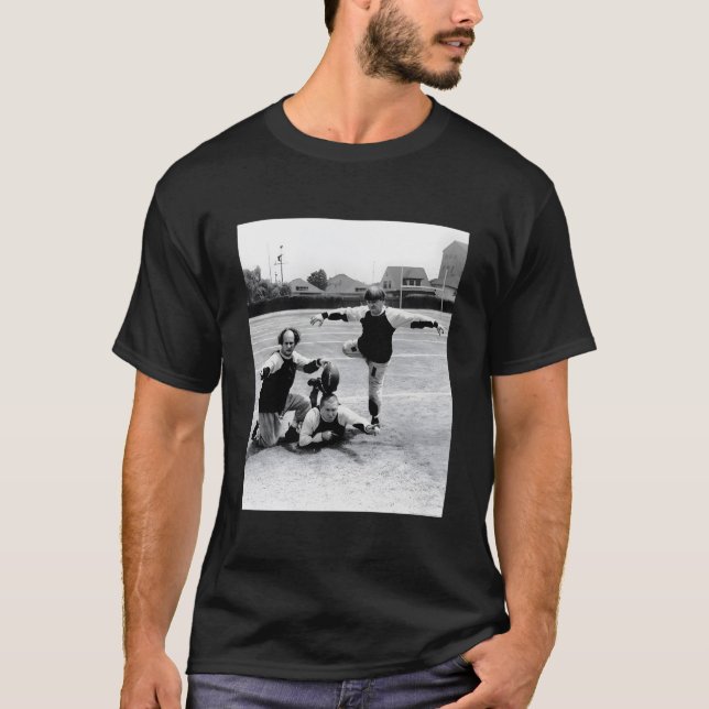 Three Stooges Football Â€“ Kick Off T-Shirt (Front)