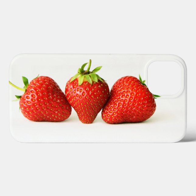 Three Strawberries On White iphcnm Case-Mate iPhone Case (Back (Horizontal))