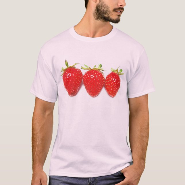 Three strawberries T-Shirt (Front)
