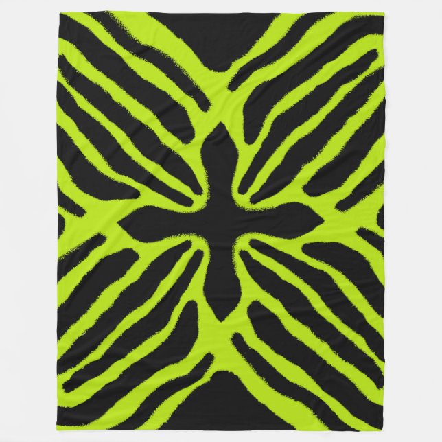 Three Striped Poison Dart Frog Fleece Blanket (Front)