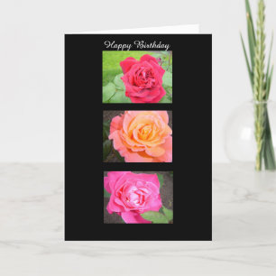 Three Stunning Roses Card