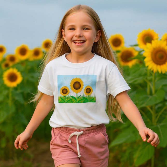 Three Sunflowers T-Shirt (Creator Uploaded)