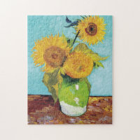 Three Sunflowers, Van Gogh