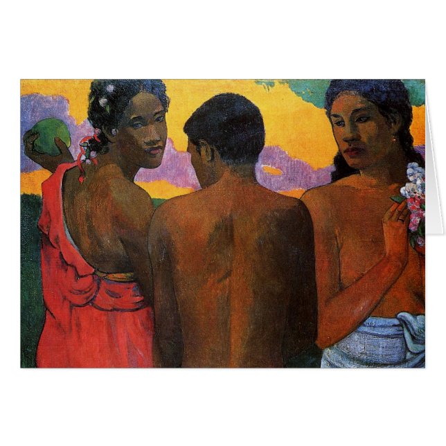 'Three Tahitians' - Paul Gauguin (Front Horizontal)