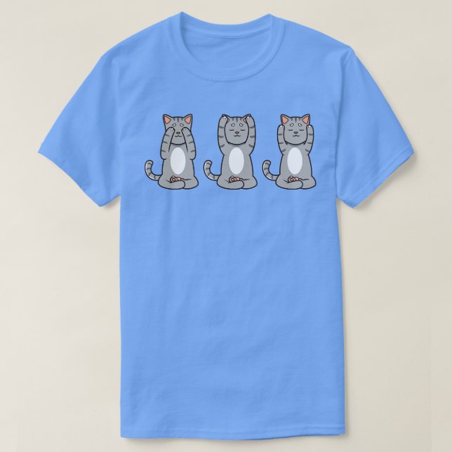 Three times cat at Reiki T-Shirt (Design Front)