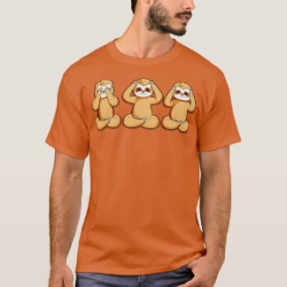 Three times sloth at reiki T-Shirt