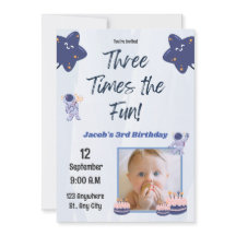 Three Times the Fun, Customisable 3rd Birthday