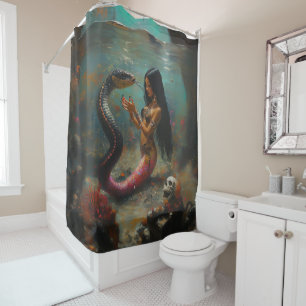 Three Tongues Shower Curtain