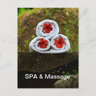 Three towels postcard