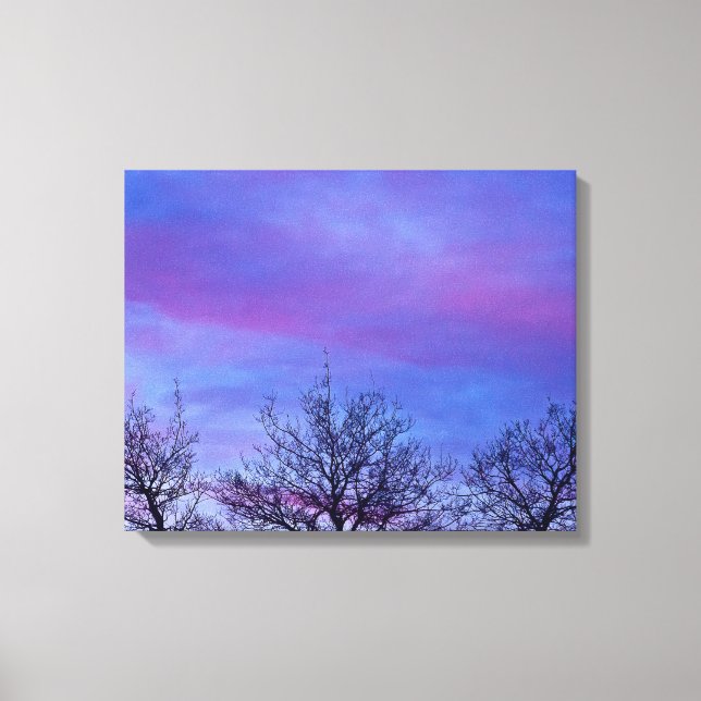 Three Tree Tops Canvas Print (Front)