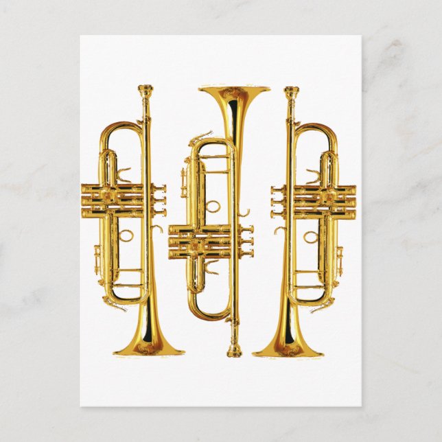 Three Trumpets Postcard (Front)