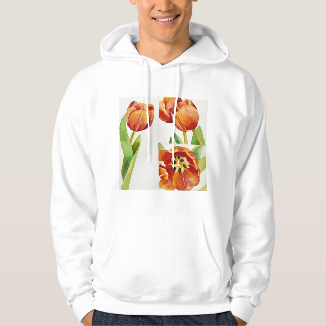 Three tulip studies in a sure 2013 hoodie (Front)