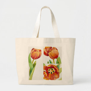 Three tulip studies in a sure 2013 large tote bag