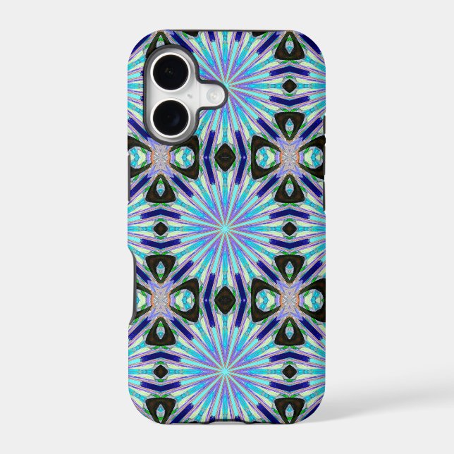 three twelve point stars geometric case (Back)