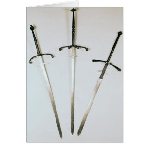 Three two-handed swords, 1570