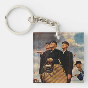Three Umpires Key Ring