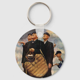 Three Umpires Key Ring