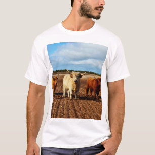 Three Very Naughty Highland Cows, T-Shirt