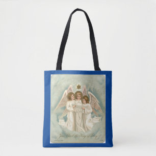 Three Vintage Angels Tote Bag