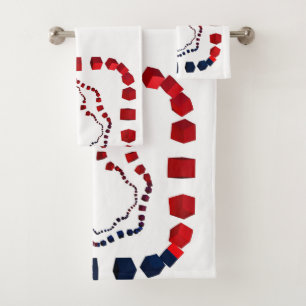 Three Way Cubed Bath Towel Set