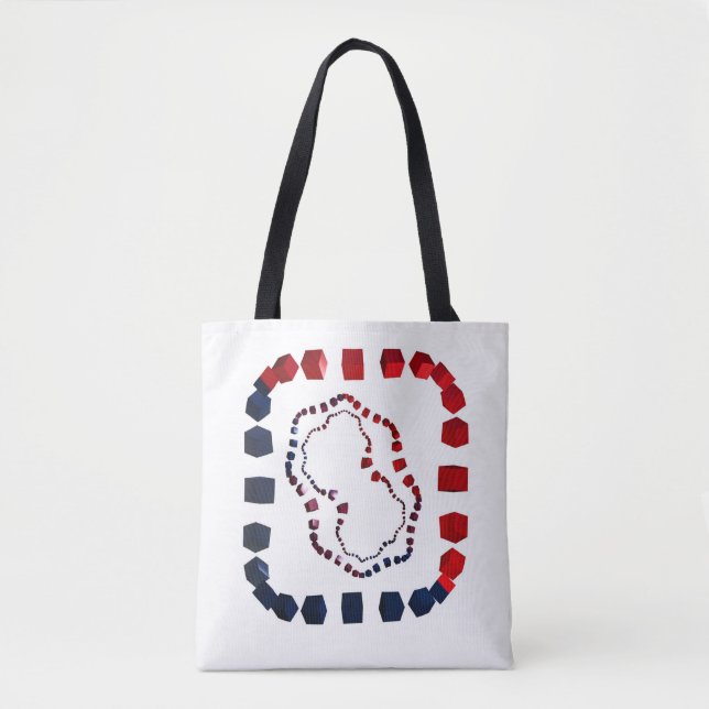 Three Way Cubed Tote Bag (Front)
