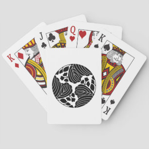 three-way five-three paulownia playing cards