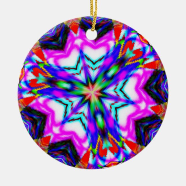 Three Way Mirrorfun Ceramic Tree Decoration (Front)