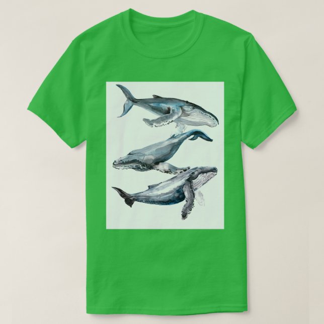Three Whales T-Shirt (Design Front)