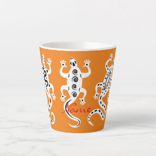 Three White Lizards Thunder_Cove Southwest Style Latte Mug