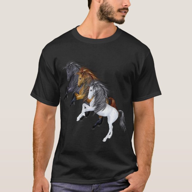 Three Wild Stallions Shirt (Front)