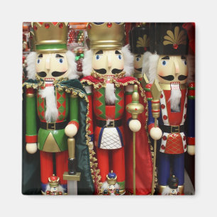 Three Wise Crackers - Nutcracker Soldiers Magnet