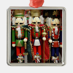 Three Wise Crackers - Nutcracker Soldiers Metal Tree Decoration