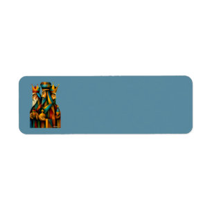 Three Wise Men Abstract Nativity Art