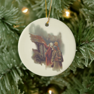 Three Wise Men Ceramic Tree Decoration