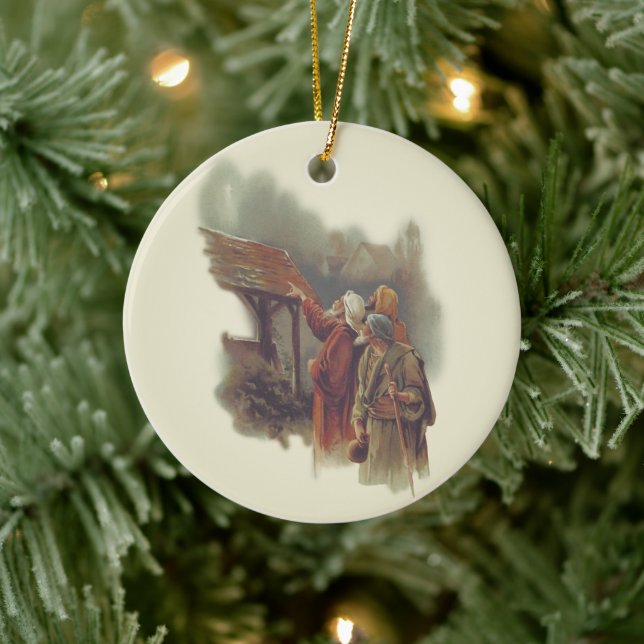 Three Wise Men Ceramic Tree Decoration (Tree)