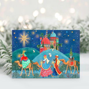 Three Wise men Christmas Holiday   Greetings Cards