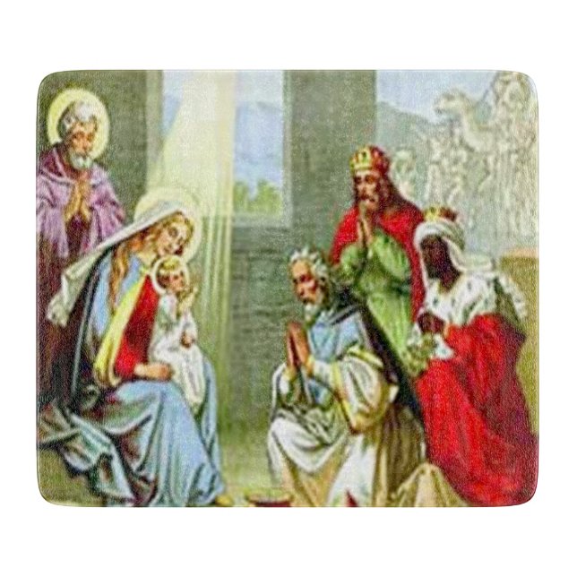 Three Wise Men Cutting Board (Front)