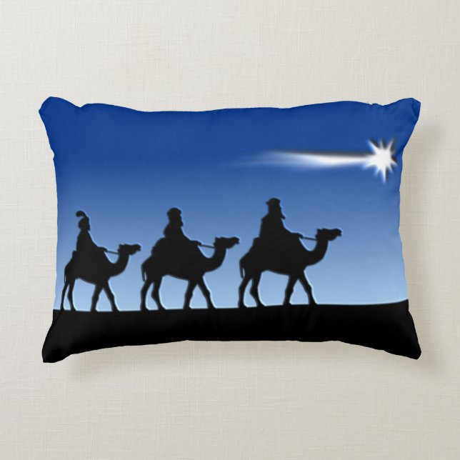 Three Wise Men - Gift of the Magi Decorative Cushion (Front)