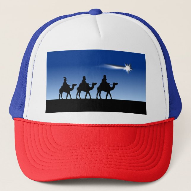 Three Wise Men - Gift of the Magi Trucker Hat (Front)