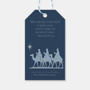 Three Wise Men Gift Tag– Following the Star Gift Tags