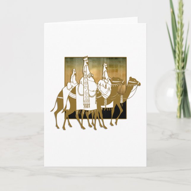 Three Wise Men Holiday Card (Front)