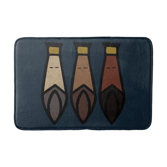 Three Wise Men. Los Tres Reyes Magos Bath Mat (Front)