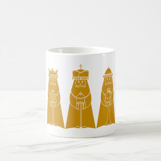 Three Wise Men Modern Nativity Kings Coffee Mug (Creator Uploaded)